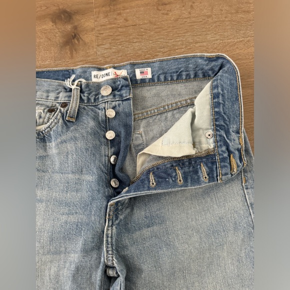 RE/DONE Originals High Rise Crop Flare 26 - Picture 3 of 10